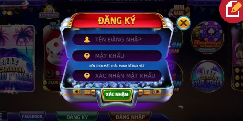 Tiến hành đăng ký Casino Kuwin